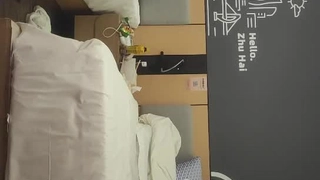 端午节后公司同事老公去加班了，再去做一次禽兽~有对话哦~