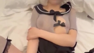 大一学妹酒后给男友带绿帽！主动深喉口爆，无套内射！